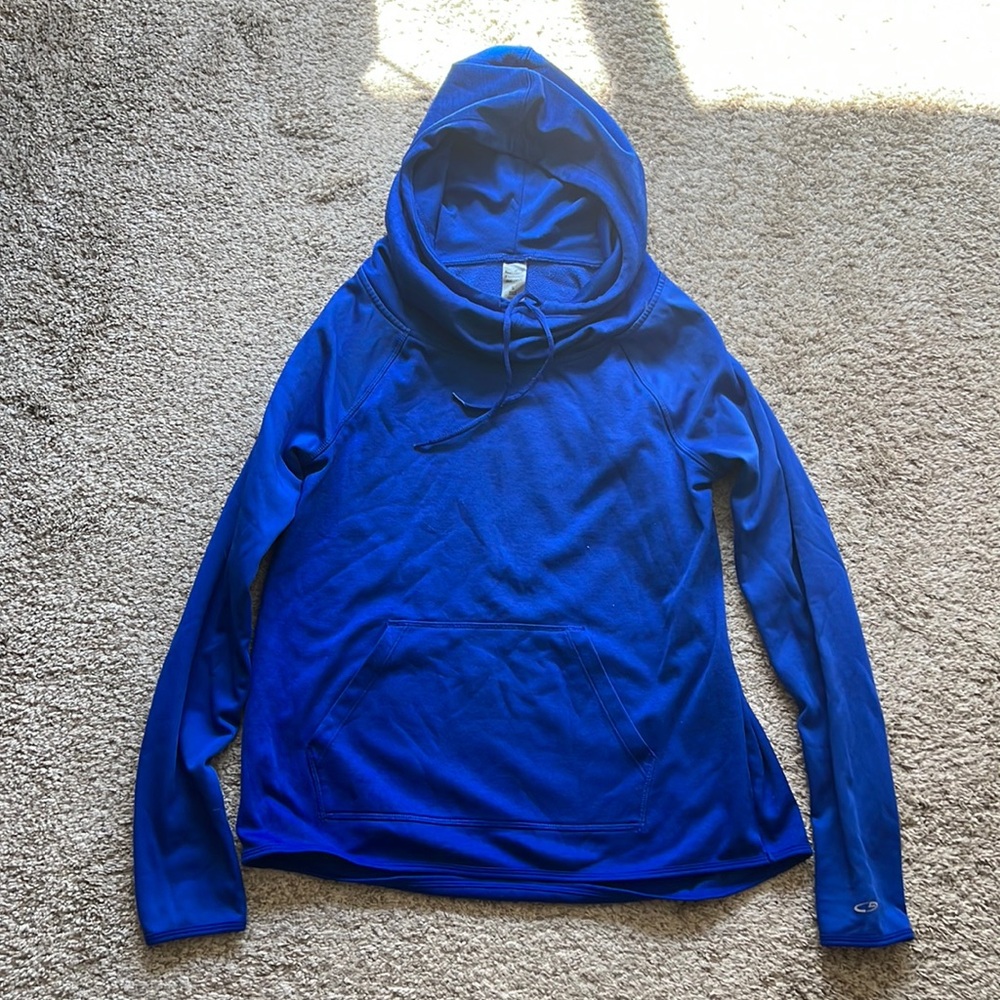 Champion Woman’s Blue Athletic Sweatshirt Size Small